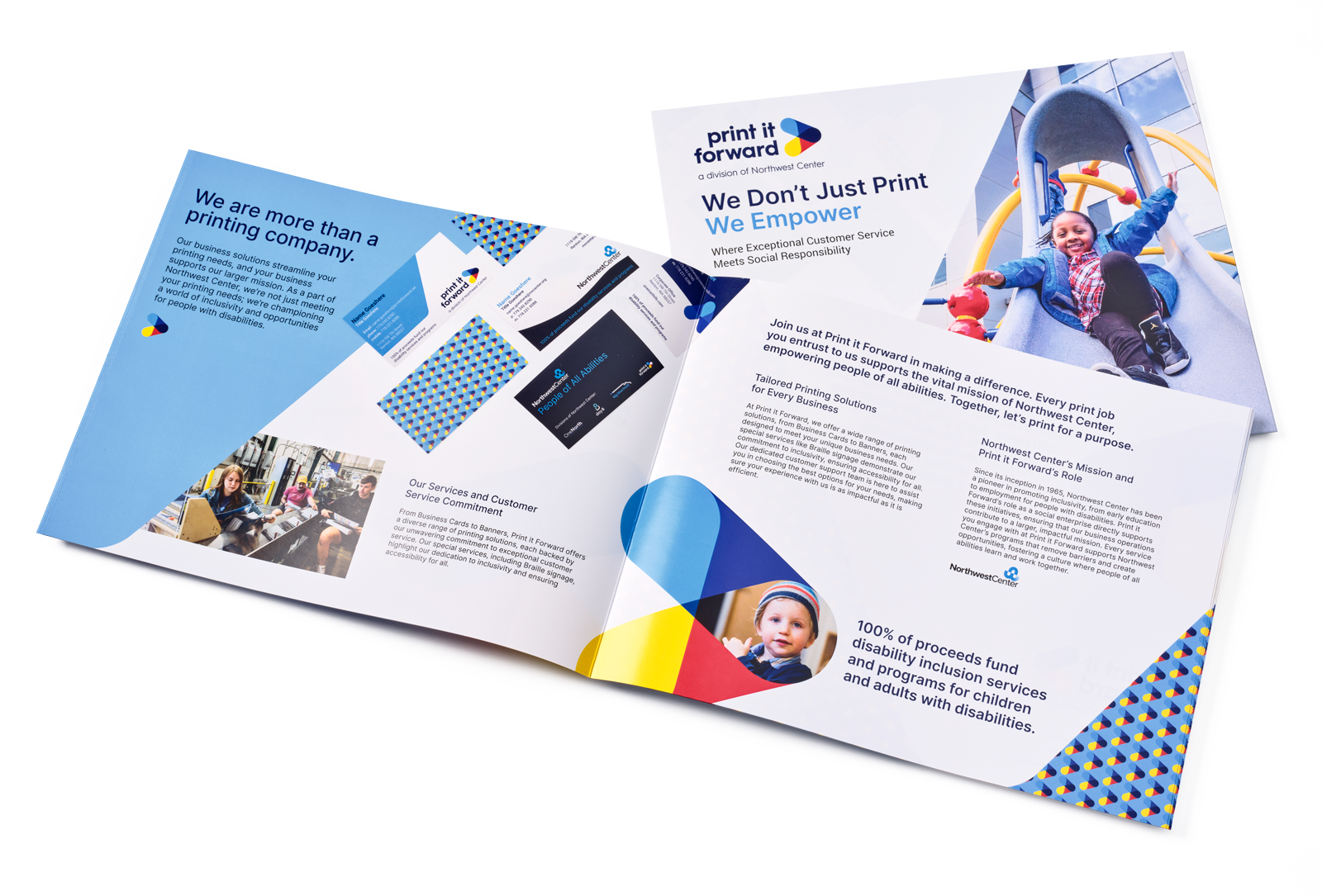 Booklet and catalog custom printing